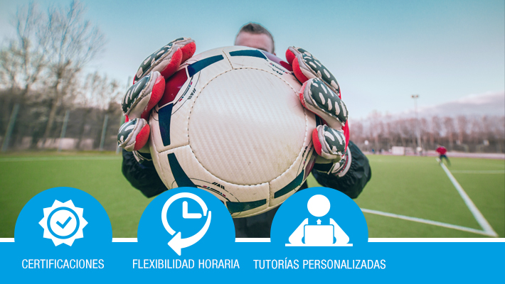 Entrenamiento del portero de fútbol